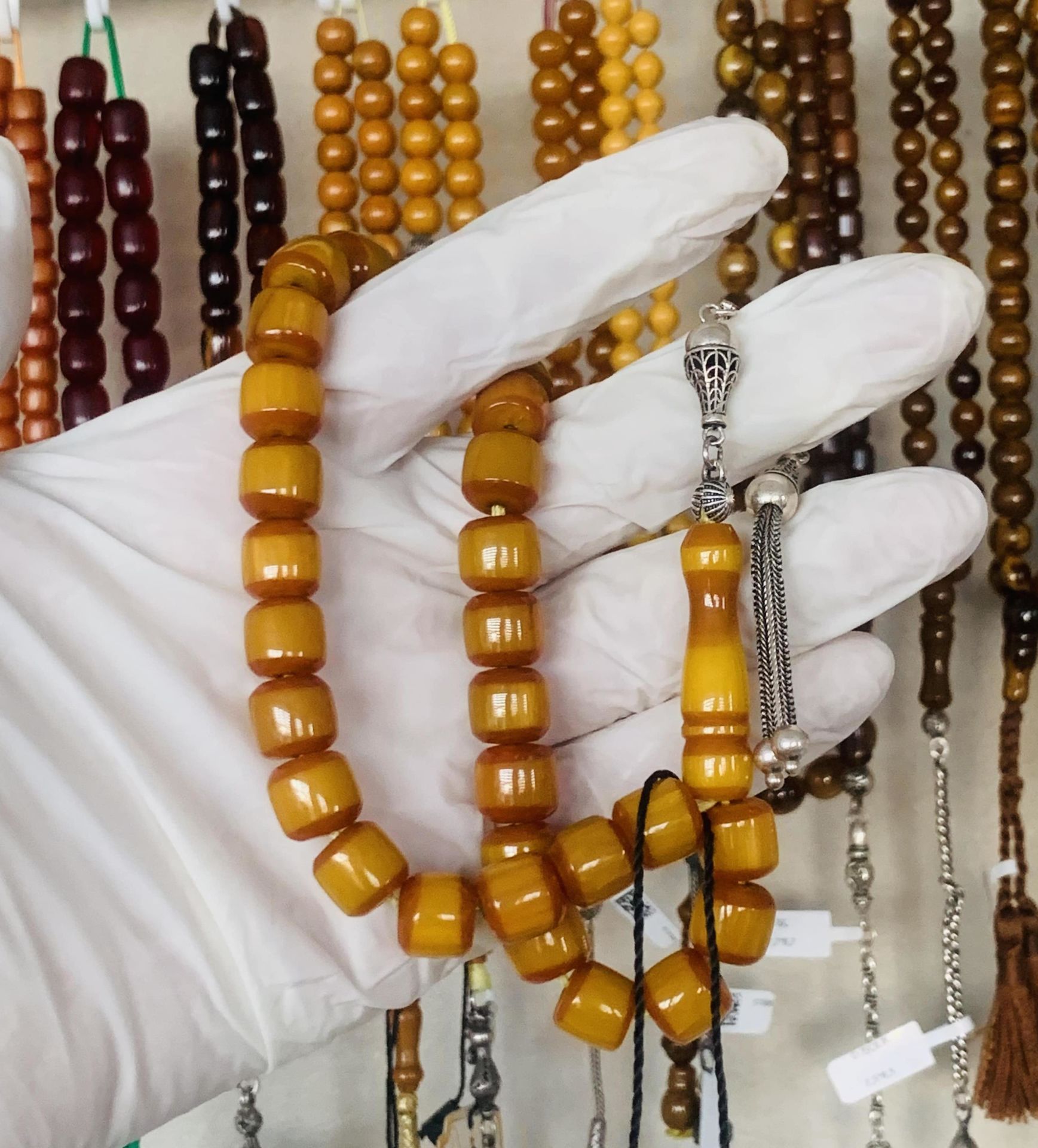 ESKİ KATALİN 29 HABBE DÖNEM İŞÇİLİK KÜRE MODEL TURUN TESBİH