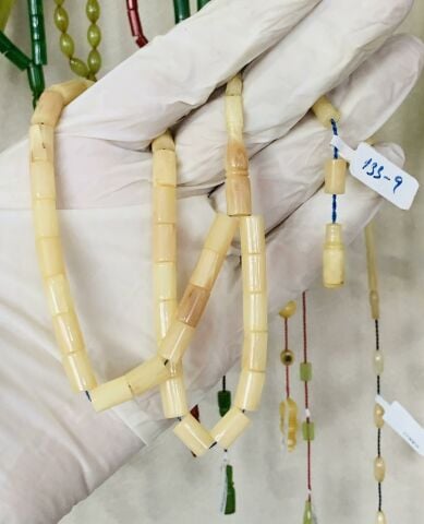 ESKİ ÇUBUK MALZEME KATALİN TESBİH KESME MODEL ÇEKOSLAVAK HAMUR