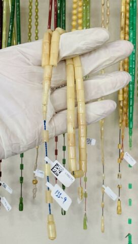 ESKİ ÇUBUK MALZEME KATALİN TESBİH KESME MODEL ÇEKOSLAVAK HAMUR