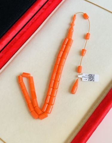 ESKİ ÇUBUK MALZEM KATALİN TESBİH TURUNCU KESME MODEL