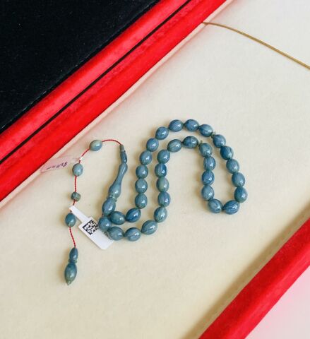 ESKİ ÇUBUK MALZEME KATALİN TESBİH TURKUAZ  BEYZİ MODEL