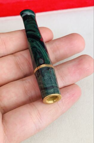 KEHRİBAR AĞIZLIK YEŞİL HARELİ