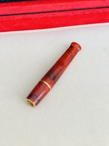 KEHRİBAR AĞIZLIK TURUNCU HARELİ