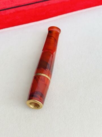 KEHRİBAR AĞIZLIK TURUNCU HARELİ