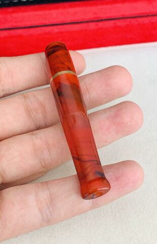 KEHRİBAR AĞIZLIK TURUNCU HARELİ