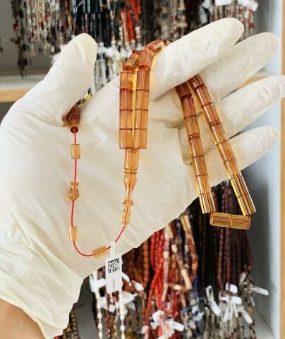 ESKİ MALZEME KATALİN BAL KESME MODEL TESBİH