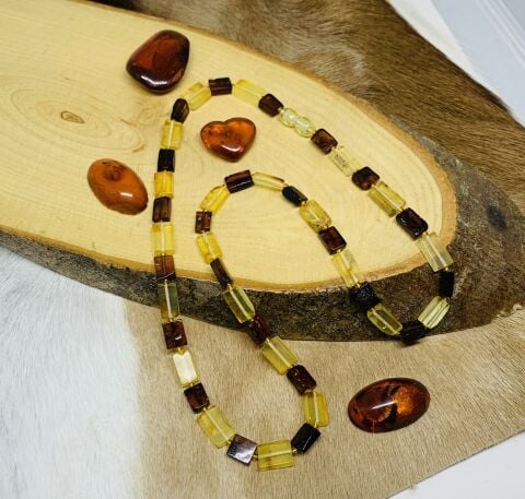 DAMLA KEHRİBAR YETİŞKİN KOLYE ROLEX MODEL KARIŞIK RENK