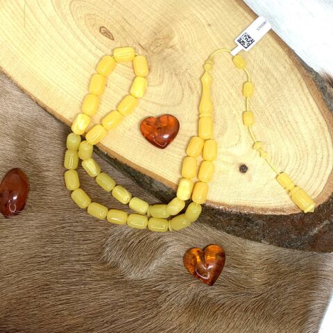 ESKİ BAĞA KATALİN SARI KABSÜL MODEL TESBİH