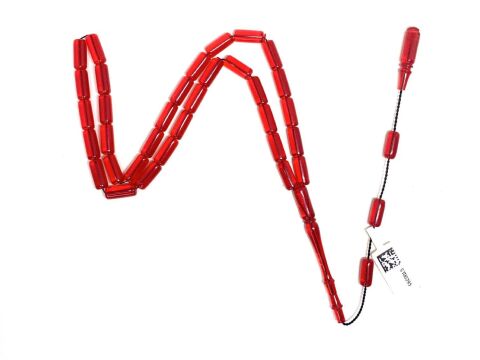 ESKİ ÇUBUK MALZEMEDEN KATALİN KIRMIZI KAPSÜL MODEL TESBİH