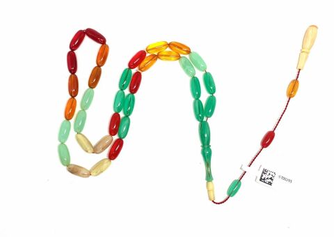 ESKİ ÇUBUK MALZEMEDEN KATALİN RENKLİ BEYZİ MODEL TESBİH