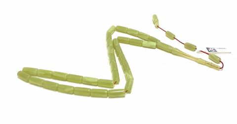 ESKİ ÇUBUK MALZEMEDEN KATALİN YEŞİL KAPSÜL MODEL TESBİH