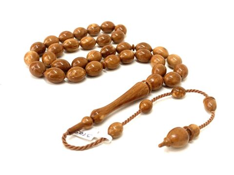 KUKA MALZEMEDEN KAHVERENGİ BEYZİ MODEL TESBİH