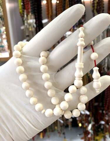 FİL DİŞİ ÖZEL İŞÇİLİK KÜRE MODEL TESBİH