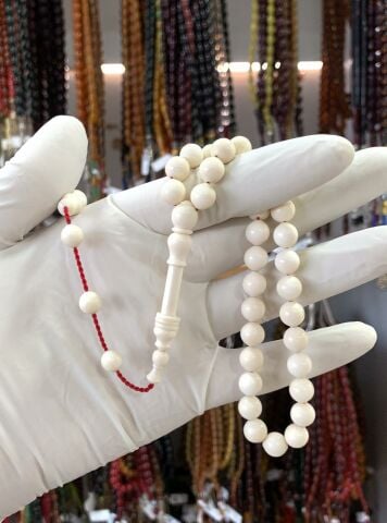 FİL DİŞİ ÖZEL İŞÇİLİK KÜRE MODEL TESBİH