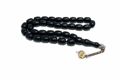 ESKİ GALALİT TESBİH KAPSÜL MODEL SİYAH