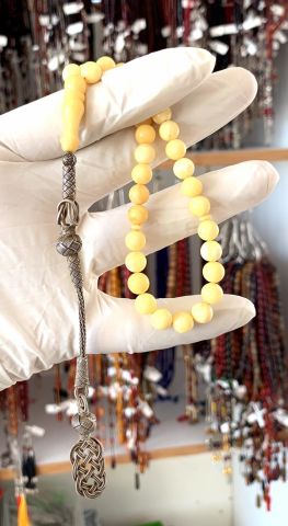 DAMLA KEHRİBAR KÜRE MODEL KAZAZ PÜSKÜLLÜ