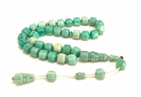 ÇUBUK KATALİN AÇIK YEŞİL UÇLU KESME MODEL TESBİH