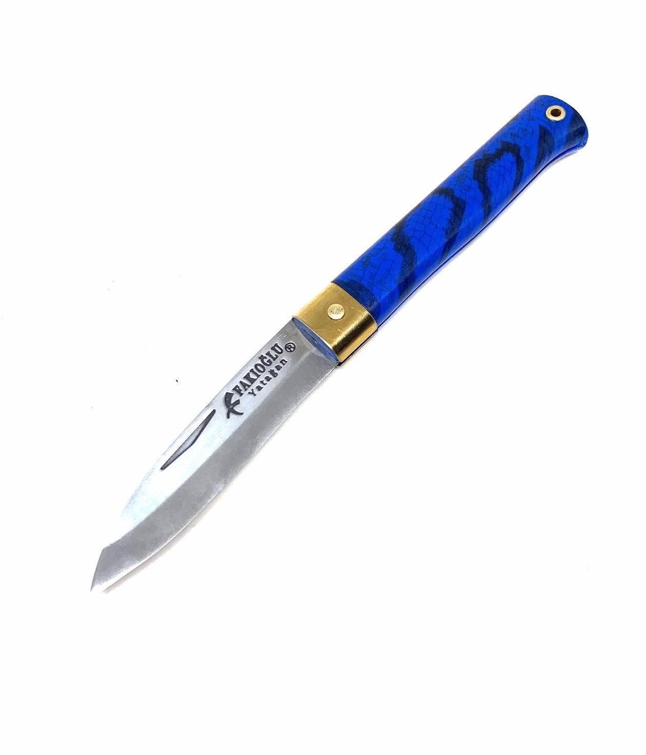 ÇAKI FAIKOĞLU MAVİ MONOMER KABZA ÇELİKTEN