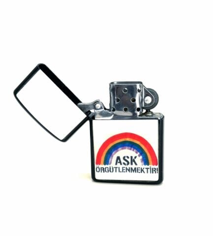 AŞK ÖRGÜTLENMEKTİR ZİPPO ÇAKMAK