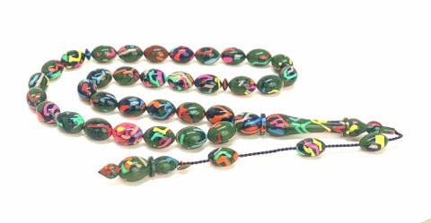 ARİZONA KERTENKELE DESENLİ GALALİT BEYZİ TESBİH